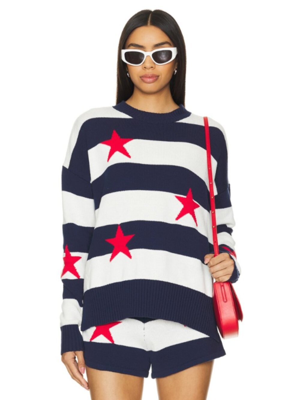 Beach Riot Callie Knit Sweater in Liberty Stars